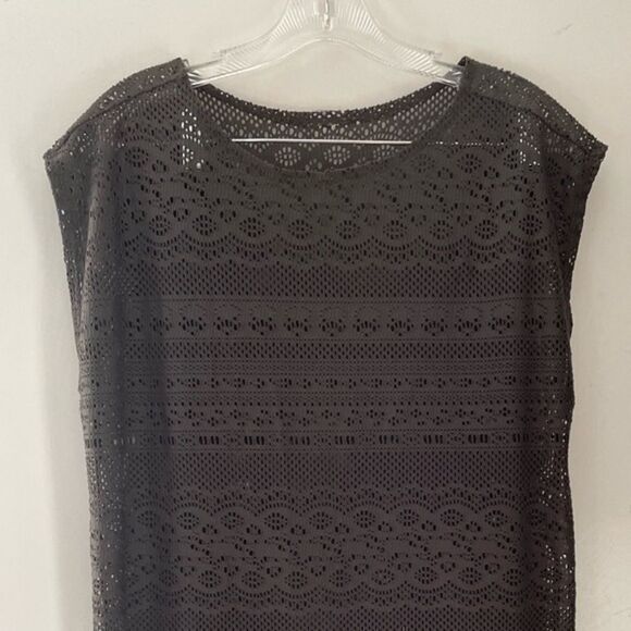 Other - Brown Fishnet style Swimsuit coverup size small